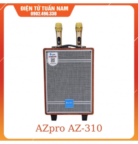 Loa kéo di động AZpro AZ-310, loa karaoke gia đình, max 350W
