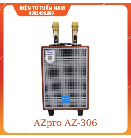 Loa kéo AZpro AZ-306, loa karaoke du lịch 2 đường tiếng