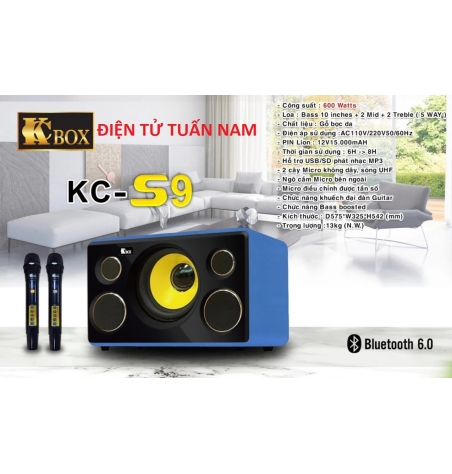 Loa kéo karaoke cao cấp KCBOX S9