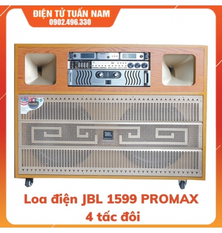 Loa điện JBL 1599 PROMAX - 4 tấc đôi, thùng vân gỗ cực đẹp